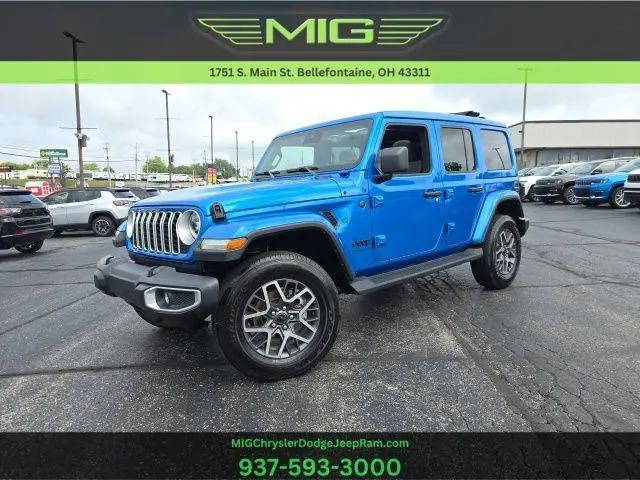 2025 Jeep Wrangler 4-Door Sahara 4x4 for sale in Bellefontaine, OH