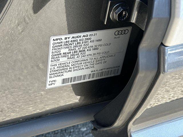 2021 Audi Q7 Premium Plus 45 TFSI quattro Tiptronic