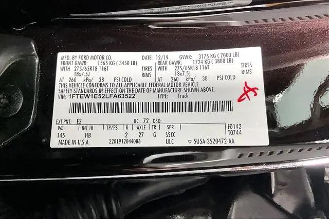 2020 Ford F-150 LARIAT