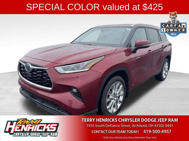 2021 Toyota Highlander Hybrid Limited for sale in Archbold, OH