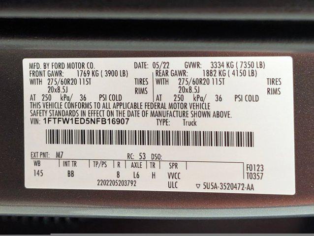 2022 Ford F-150 Platinum
