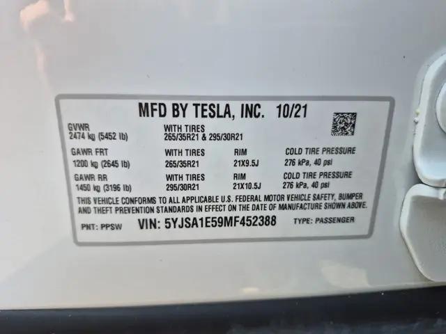 2021 Tesla Model S Long Range Dual Motor All-Wheel Drive
