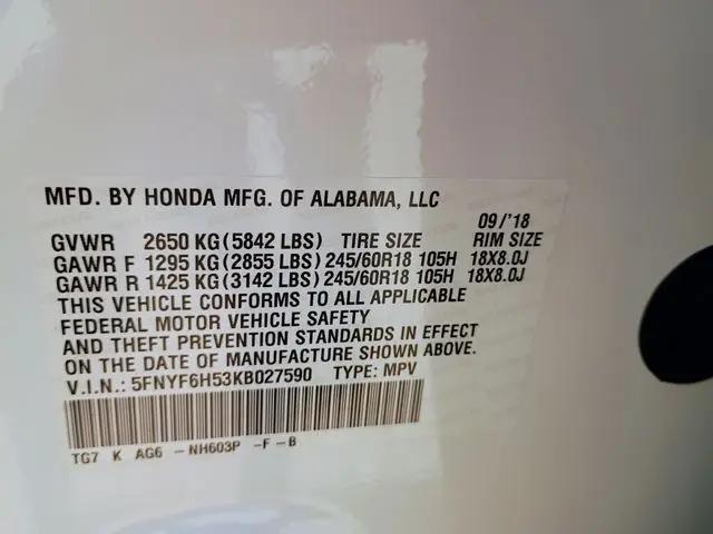 2019 Honda Pilot EX-L