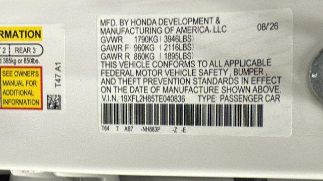 2026 Honda Civic Sport