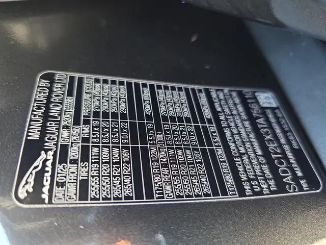 2026 Jaguar F-PACE R-Dynamic S P250 AWD Automatic