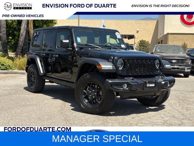2025 Jeep Wrangler 4-Door Willys 4x4 for sale in Duarte, CA