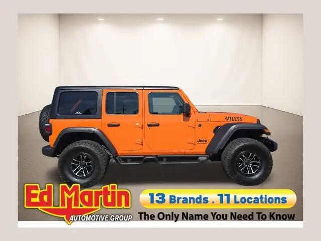 2025 Jeep Wrangler 4-Door Willys 4x4 for sale in Indianapolis, IN