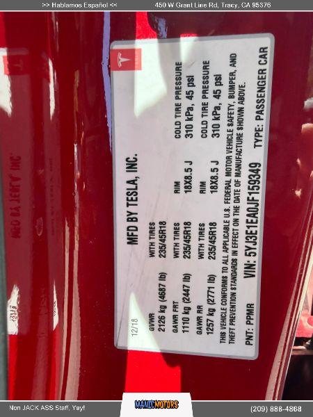 2018 Tesla Model 3 Mid Range