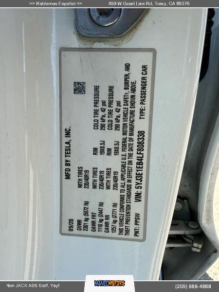 2020 Tesla Model 3 Long Range Dual Motor All-Wheel Drive