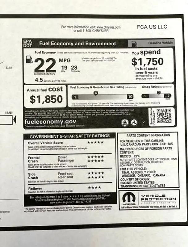 2021 Chrysler Pacifica Touring L