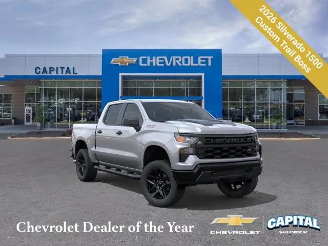 2026 Chevrolet Silverado 1500 4WD Crew Cab Short Bed Custom Trail Boss for sale in Wake Forest, NC
