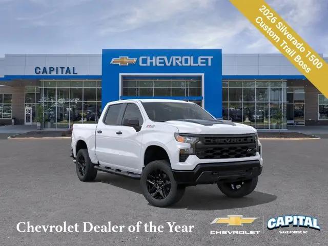 2026 Chevrolet Silverado 1500 4WD Crew Cab Short Bed Custom Trail Boss for sale in Wake Forest, NC