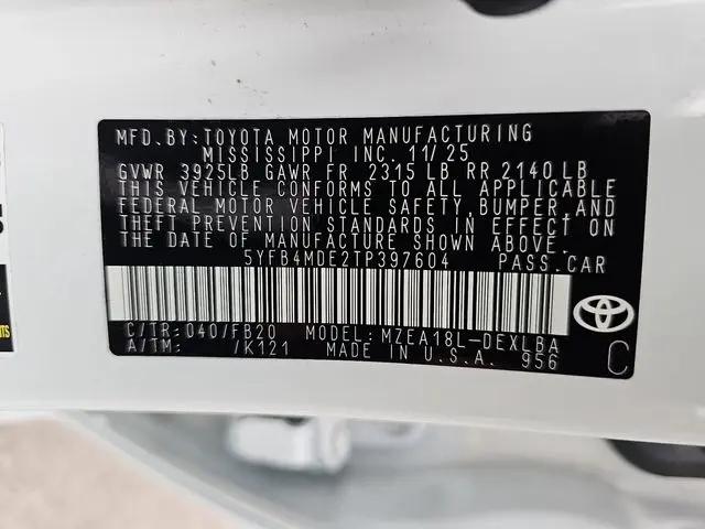 2026 Toyota Corolla LE
