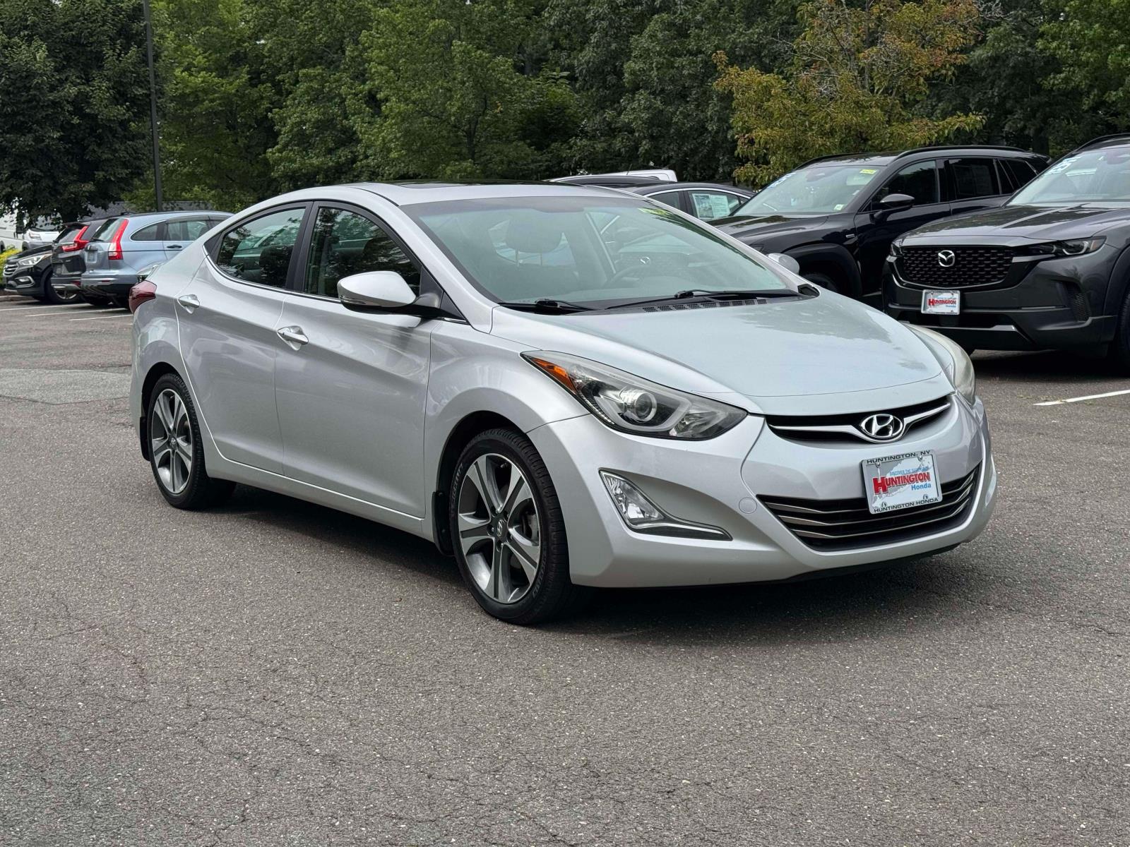 Shimmering Silver 2015 Hyundai Elantra Sedan Front-Wheel Drive Automatic