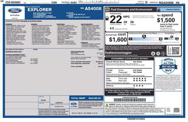 2022 Ford Explorer XLT for sale in FARGO, ND