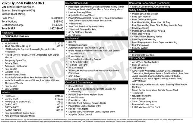 2025 Hyundai Palisade XRT for sale in FARGO, ND
