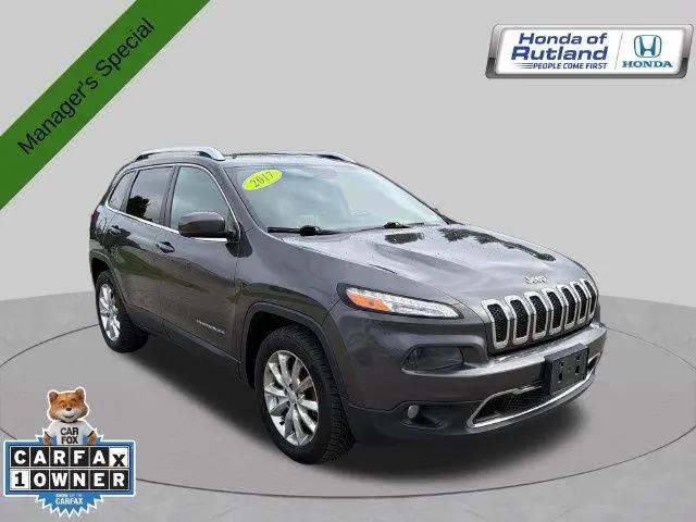 2017 Jeep Cherokee Limited for sale in Rutland, VT