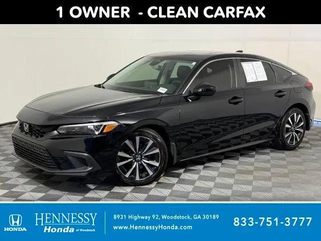 2022 Honda Civic EX-L for sale in Woodstock, GA