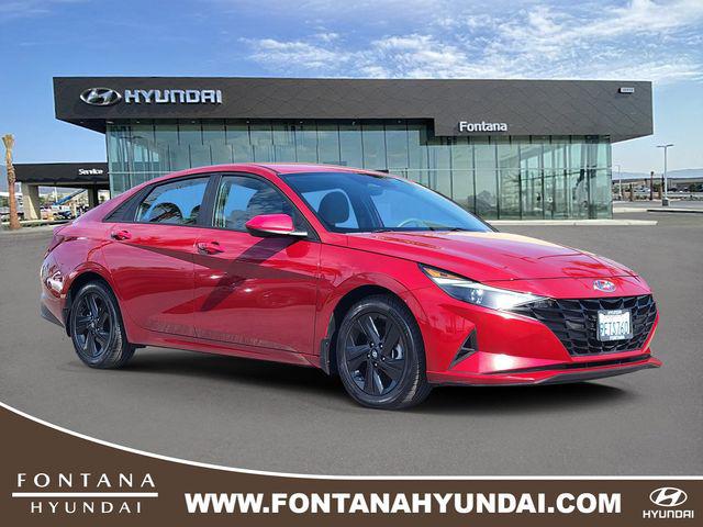 2023 Hyundai Elantra Hybrid Blue for sale in Fontana, CA