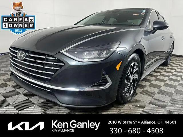 2021 Hyundai Sonata Blue for sale in Alliance, OH