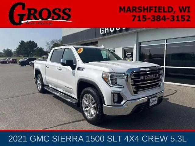 2021 GMC Sierra 1500 4WD Crew Cab Short Box SLT for sale in Marshfield, WI