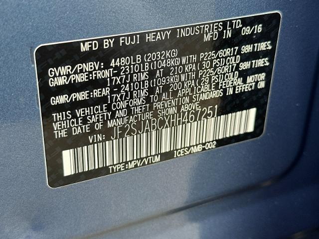 2017 Subaru Forester 2.5i