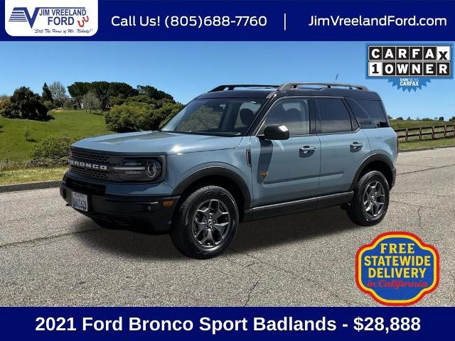 2021 Ford Bronco Sport Badlands for sale in Buellton, CA