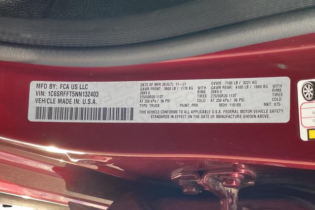 2022 Ram 1500 Big Horn Crew Cab 4x4 57 Box