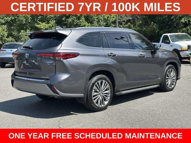 2022 Toyota Highlander Hybrid Platinum 2022 Toyota Highlander Hybrid Platinum