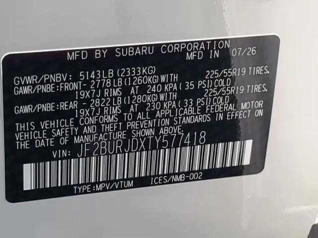 2026 Subaru Outback Touring XT