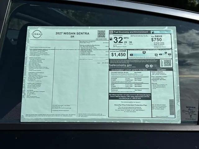 2027 Nissan Sentra SR