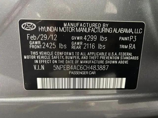 2012 Hyundai Sonata GLS