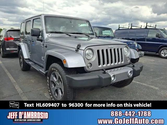 2017 Jeep Wrangler Unlimited Sahara 4x4 for sale in Downingtown, PA