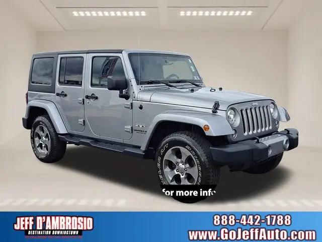 2017 Jeep Wrangler Unlimited Sahara 4x4 for sale in Downingtown, PA