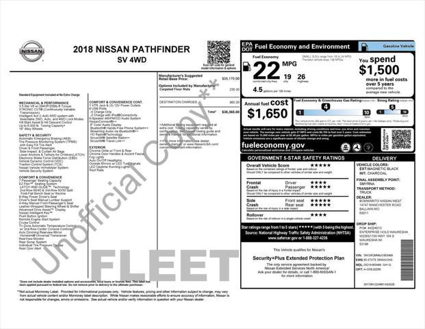 2018 Nissan Pathfinder SV for sale in FARGO, ND