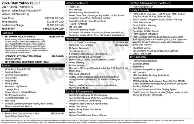 2024 GMC Yukon XL SLT for sale in FARGO, ND