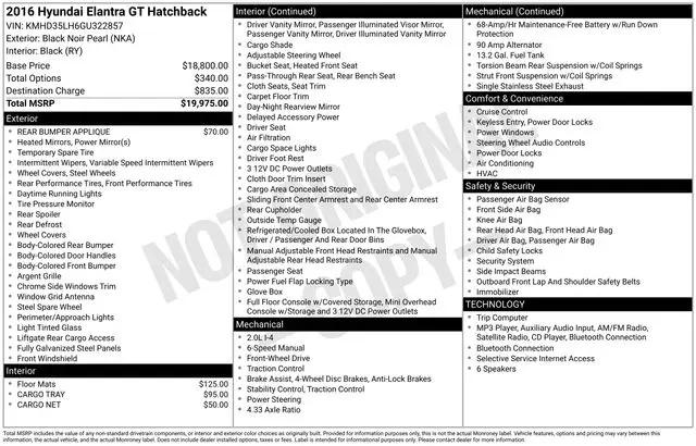 2016 Hyundai Elantra GT GT for sale in Norwalk, OH