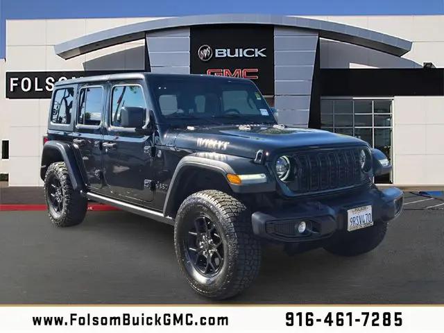 2025 Jeep Wrangler 4-Door Willys 4x4 for sale in Folsom, CA