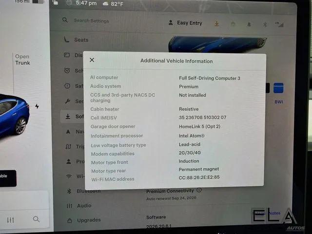 2020 Tesla Model 3 Long Range Dual Motor All-Wheel Drive
