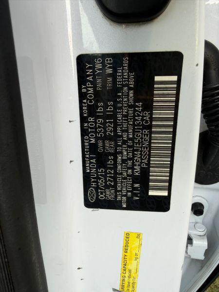 2016 Hyundai Genesis 3.8