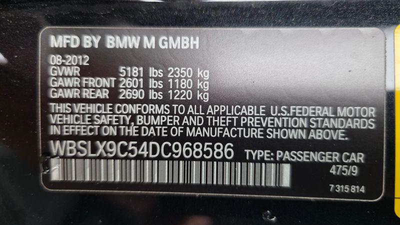 2013 BMW M6 Base