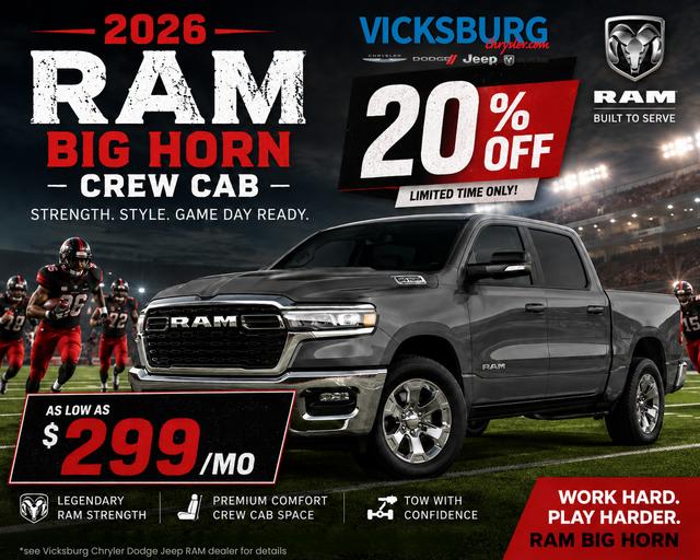 2026 RAM 1500 Big Horn Crew Cab 4x4 57 Box