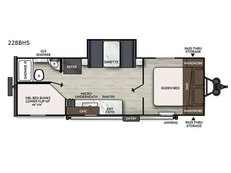 2027 Coachmen Apex Nano 228BHS TRAVEL TRAILER