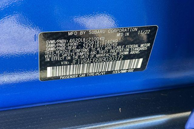 2022 Subaru WRX Premium