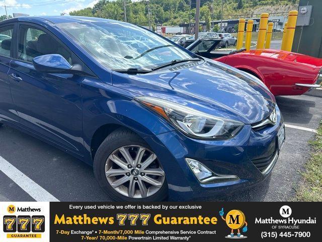 2015 Hyundai Elantra SE for sale in SYRACUSE, NY
