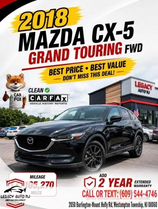 2018 Mazda CX-5 Grand Touring for sale in Westampton Township, NJ