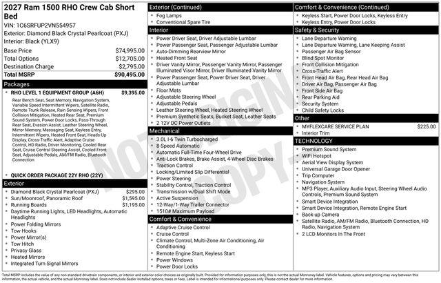 2027 Ram 1500 RHO for sale in Salt Lake City, UT