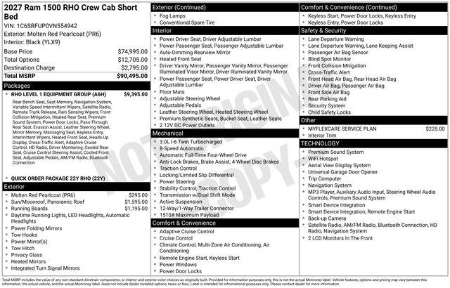2027 Ram 1500 RHO for sale in Salt Lake City, UT