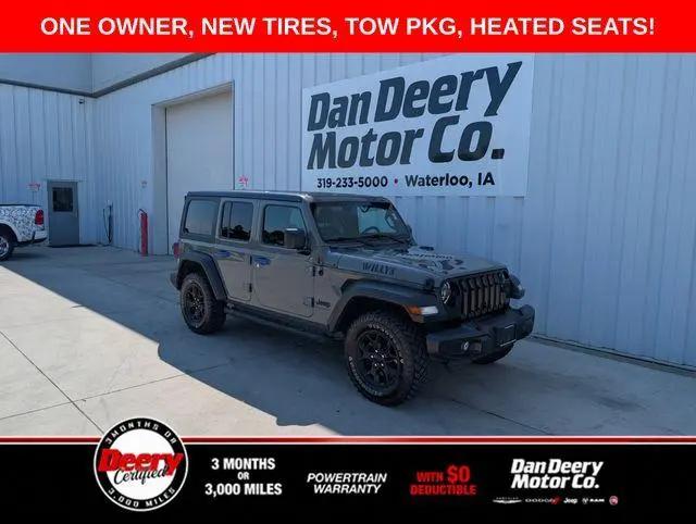 2023 Jeep Wrangler 4-Door Willys 4x4 for sale in Waterloo, IA