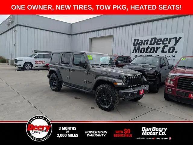 2023 Jeep Wrangler 4-Door Willys 4x4 for sale in Waterloo, IA